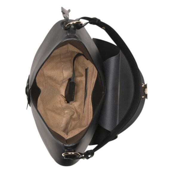 BOLDRINI Made In Italy Leather Tulip Flap Over Satchel - Picture 2 of 3